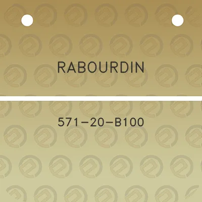 rabourdin-571-20-b100