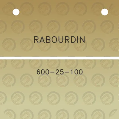 rabourdin-600-25-100