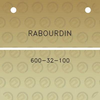 rabourdin-600-32-100