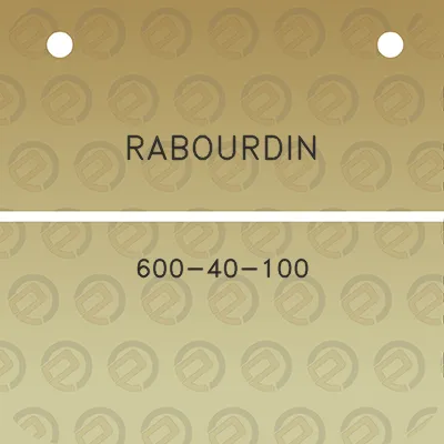 rabourdin-600-40-100