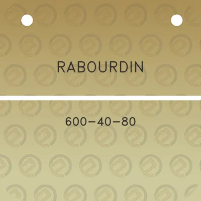 rabourdin-600-40-80