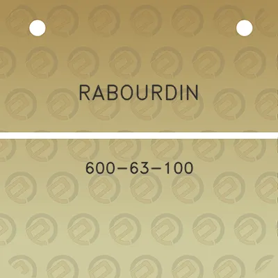 rabourdin-600-63-100