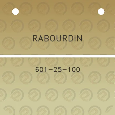 rabourdin-601-25-100