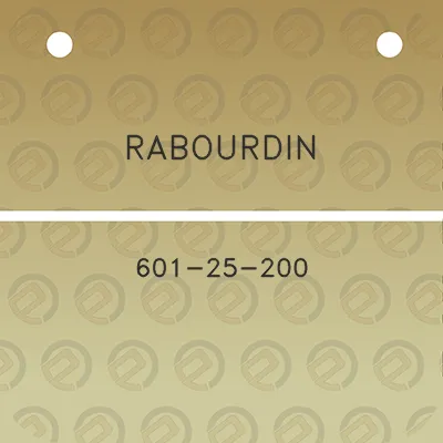 rabourdin-601-25-200