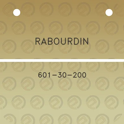 rabourdin-601-30-200