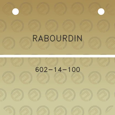 rabourdin-602-14-100