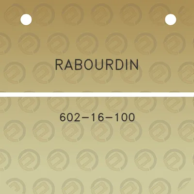 rabourdin-602-16-100