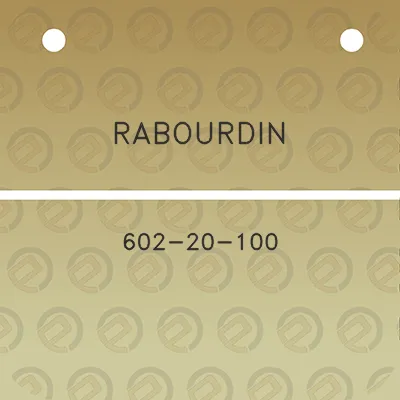 rabourdin-602-20-100