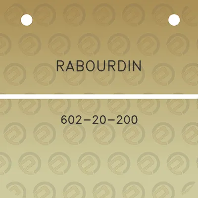 rabourdin-602-20-200