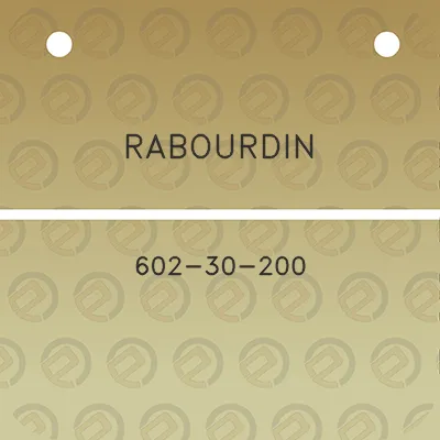 rabourdin-602-30-200