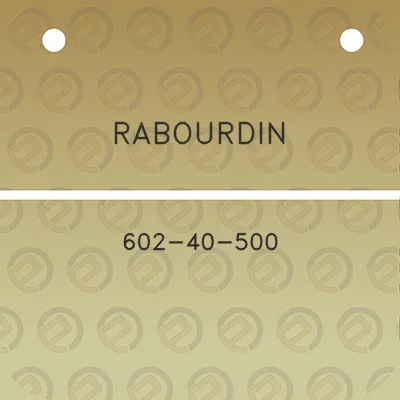 rabourdin-602-40-500