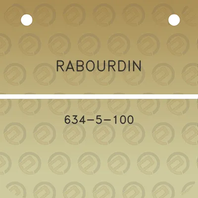 rabourdin-634-5-100