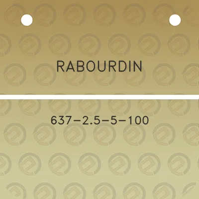 rabourdin-637-25-5-100