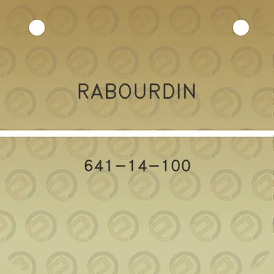 rabourdin-641-14-100