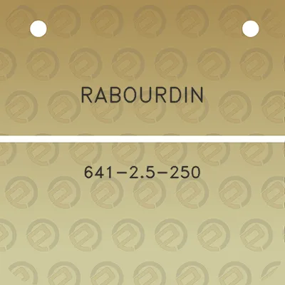 rabourdin-641-25-250