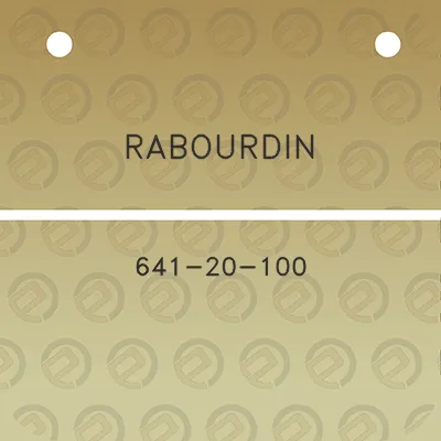 rabourdin-641-20-100