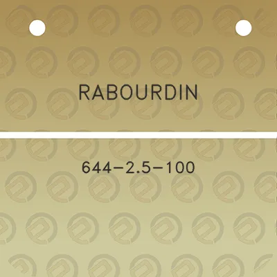 rabourdin-644-25-100