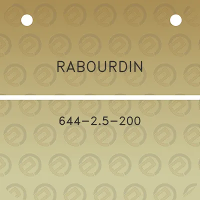 rabourdin-644-25-200