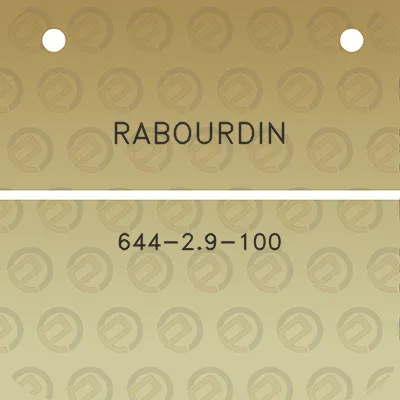 rabourdin-644-29-100