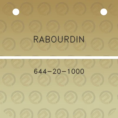 rabourdin-644-20-1000