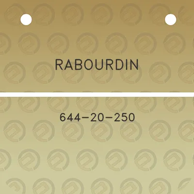 rabourdin-644-20-250