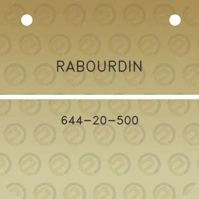 rabourdin-644-20-500