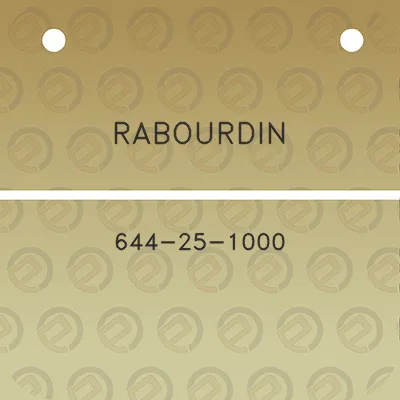 rabourdin-644-25-1000