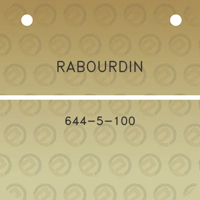 rabourdin-644-5-100