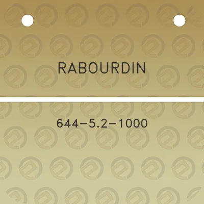 rabourdin-644-52-1000