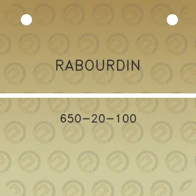 rabourdin-650-20-100