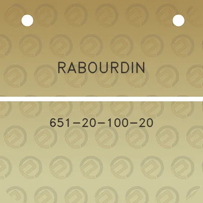 rabourdin-651-20-100-20