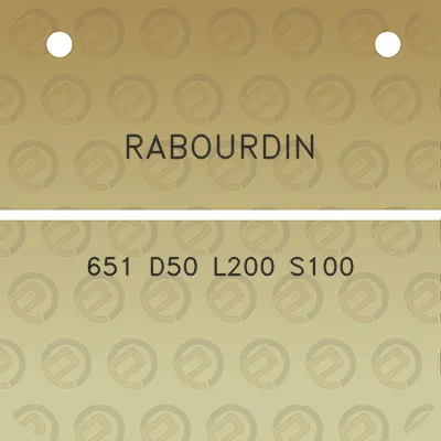 rabourdin-651-d50-l200-s100