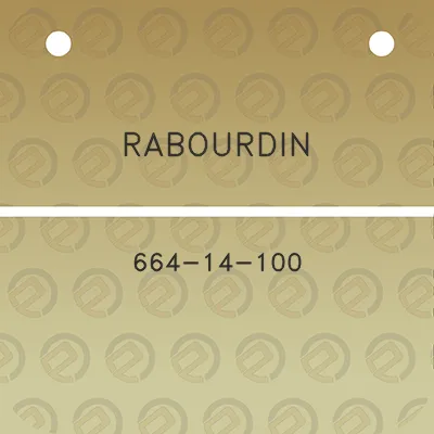 rabourdin-664-14-100