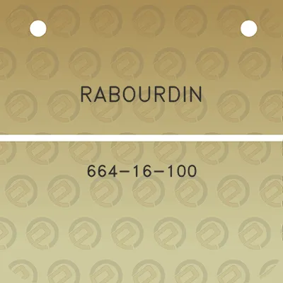 rabourdin-664-16-100