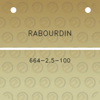 rabourdin-664-25-100