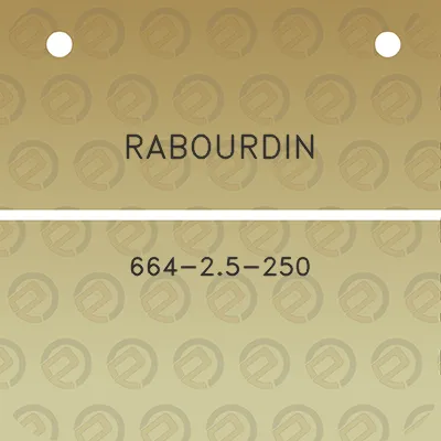 rabourdin-664-25-250