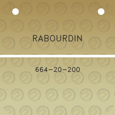 rabourdin-664-20-200