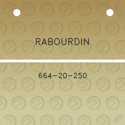 rabourdin-664-20-250