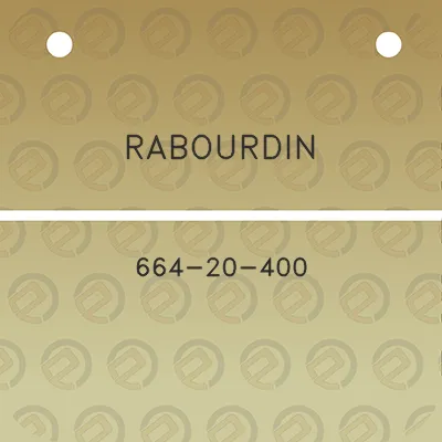 rabourdin-664-20-400