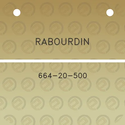 rabourdin-664-20-500