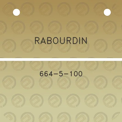 rabourdin-664-5-100