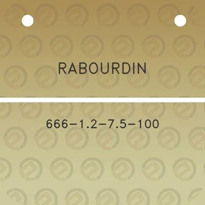 rabourdin-666-12-75-100