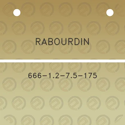 rabourdin-666-12-75-175