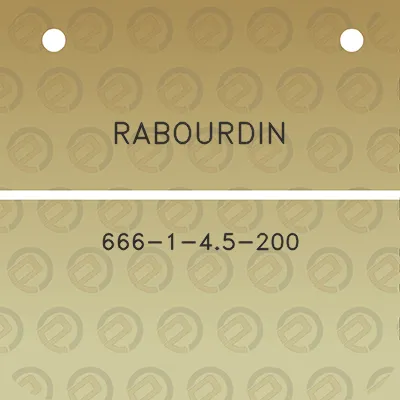 rabourdin-666-1-45-200