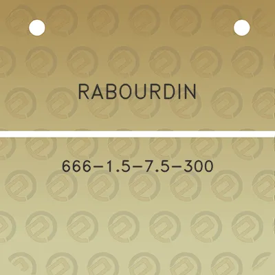 rabourdin-666-15-75-300