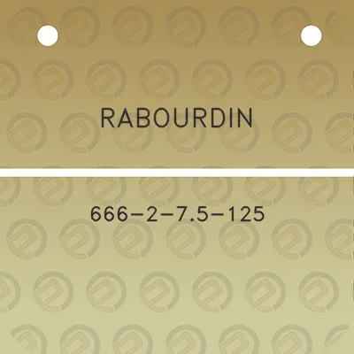 rabourdin-666-2-75-125