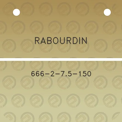 rabourdin-666-2-75-150