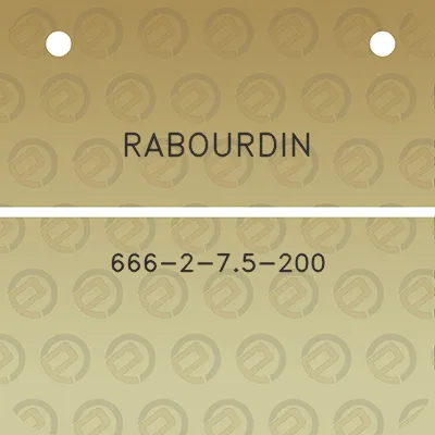 rabourdin-666-2-75-200