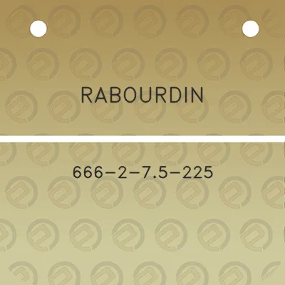 rabourdin-666-2-75-225