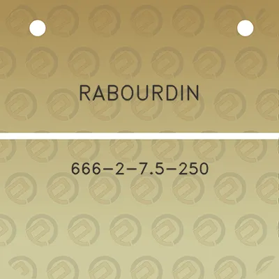 rabourdin-666-2-75-250